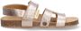 Vingino VIN825421-796 Meisjes Platte Sandalen Roze Leer Klittenband - Thumbnail 2