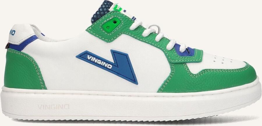 Vingino Dave Low Lage sneakers Leren Sneaker Jongens Wit
