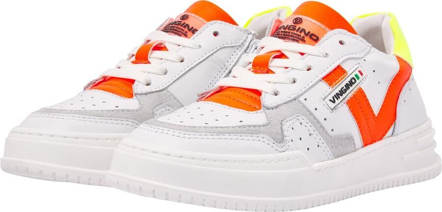 Vingino Enrico Sneaker Jongens Real white - Foto 4