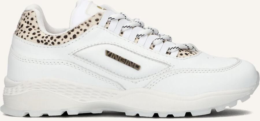 Vingino Fenna Lage sneakers Leren Sneaker Meisjes Kids Wit - Foto 3