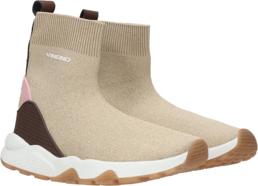Bruin Tinten Gina Hoge sneakers Meisjes Beige - Foto 11