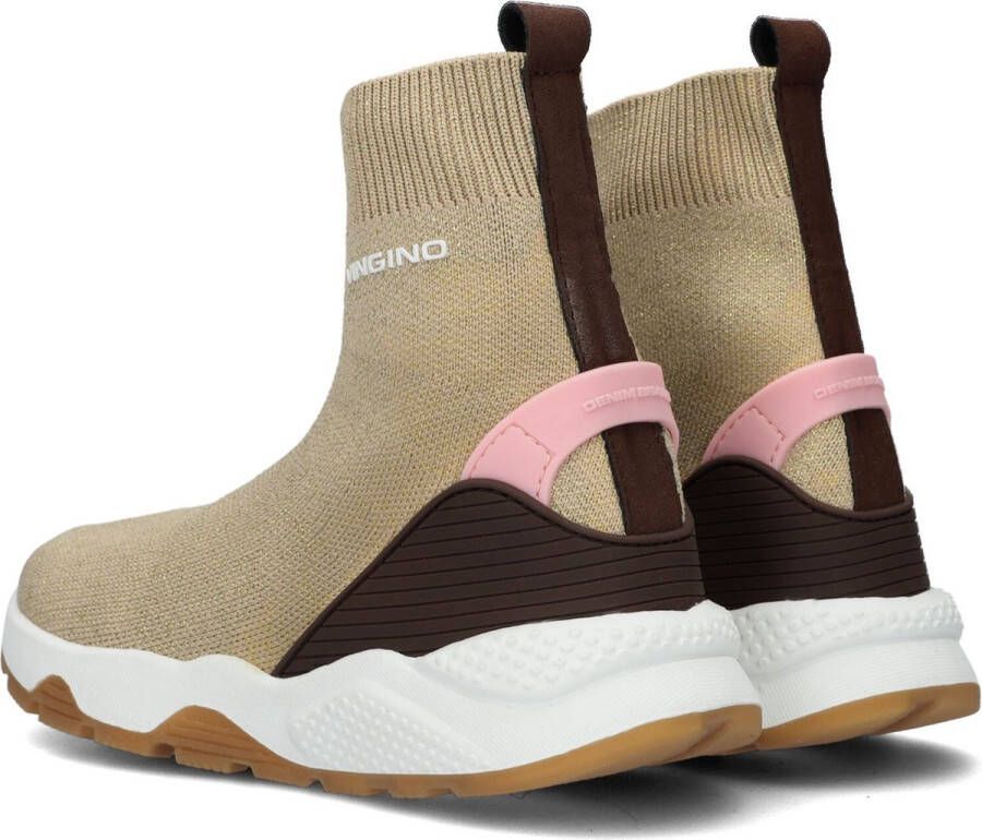 Bruin Tinten Gina Hoge sneakers Meisjes Beige - Foto 5