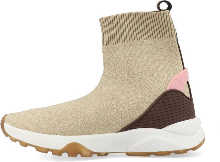 Bruin Tinten Gina Hoge sneakers Meisjes Beige - Foto 10
