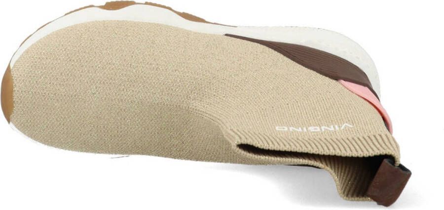 Bruin Tinten Gina Hoge sneakers Meisjes Beige - Foto 14