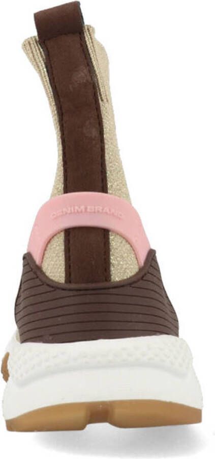 Bruin Tinten Gina Hoge sneakers Meisjes Beige - Foto 15
