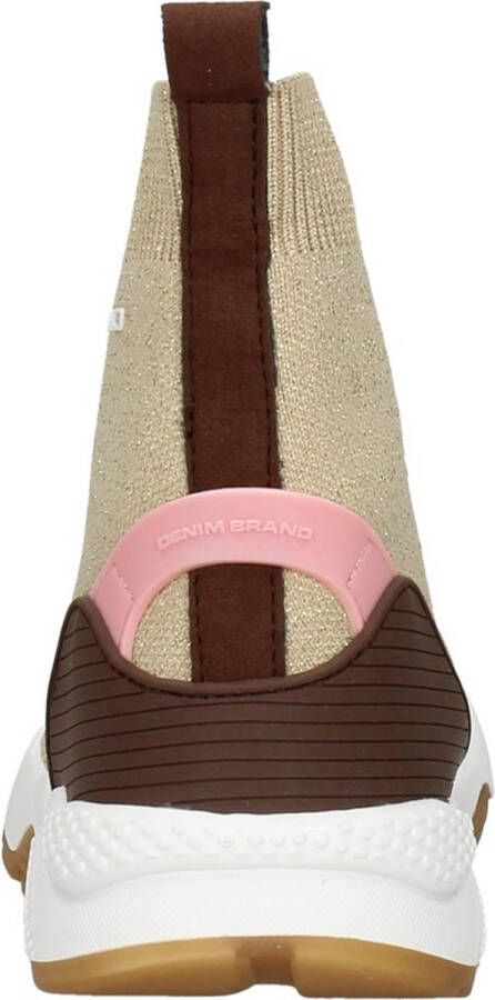 Bruin Tinten Gina Hoge sneakers Meisjes Beige - Foto 13