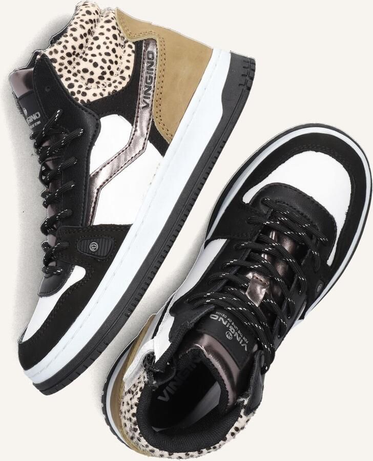 Vingino Maxime Mid Hoge sneakers Leren Sneaker Meisjes Kids Wit - Foto 2