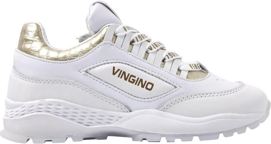 Vingino Fenna Lage sneakers Leren Sneaker Meisjes Wit