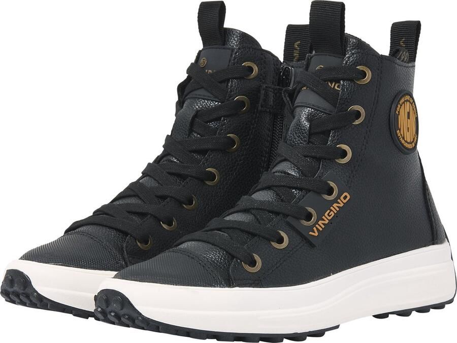 Vingino Noa Mid Sneakers Zwart Synthetisch 042303 - Foto 4