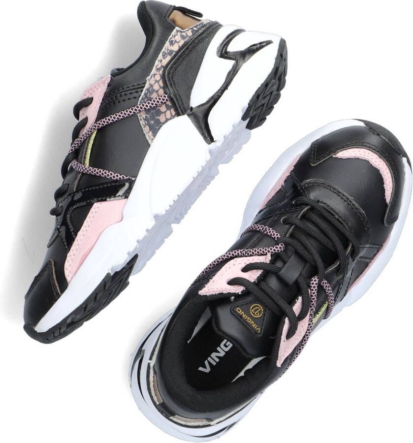 Vingino Odilia Lage sneakers Leren Sneaker Zwart - Foto 3