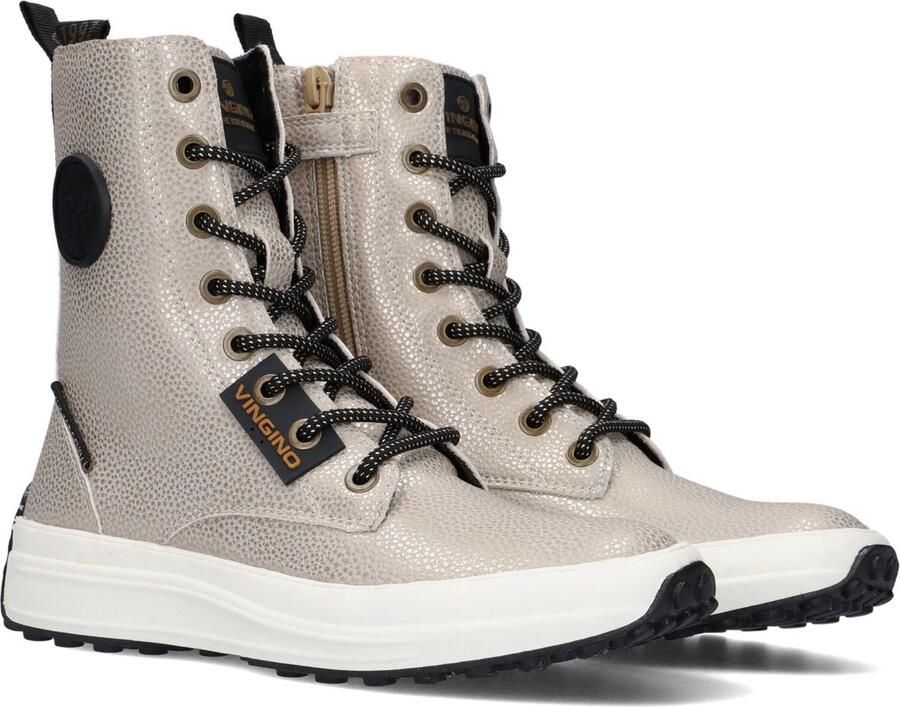 Vingino Rebecca Hi Veterboots Laarzen Met Veters Meisjes Goud - Foto 13