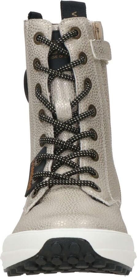 Vingino Rebecca Hi Veterboots Laarzen Met Veters Meisjes Goud - Foto 16