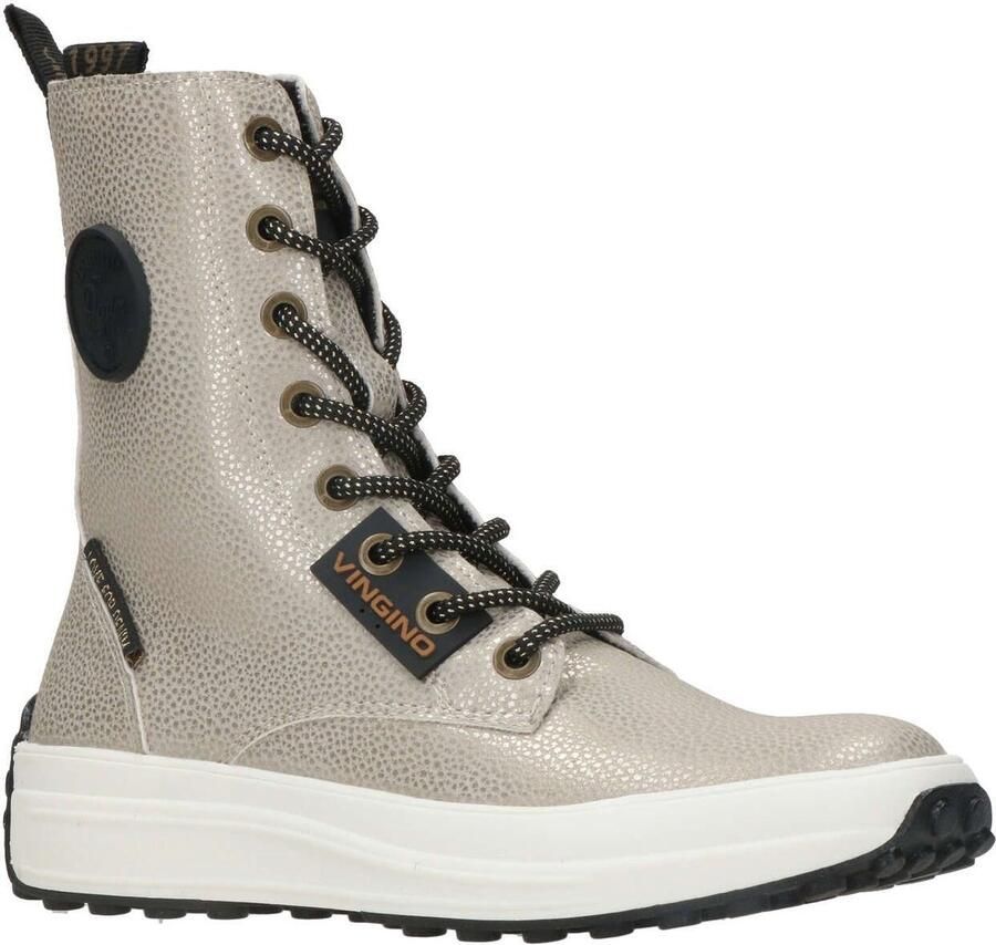 Vingino Rebecca Hi Veterboots Laarzen Met Veters Meisjes Goud - Foto 2