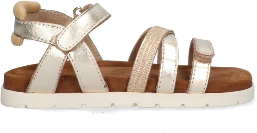 Vingino VIN825412-994 Meisjes Platte Sandalen Roze Leer Klittenband - Foto 2