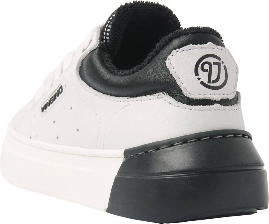 VINGINO Vince leren sneakers wit Leer Meerkleurig 38 - Foto 3