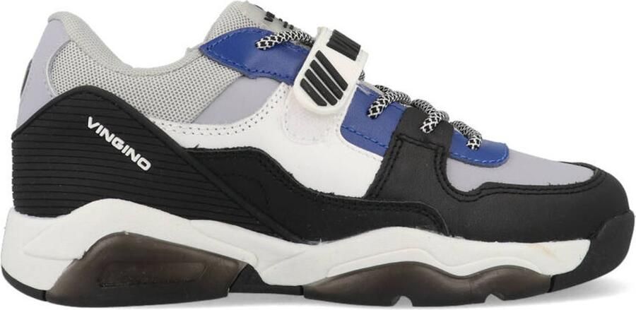 Vingino Vito Low Lage sneakers Leren Sneaker Kids Grijs