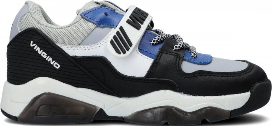 Vingino Vito Low Lage sneakers Leren Sneaker Kids Grijs - Foto 2