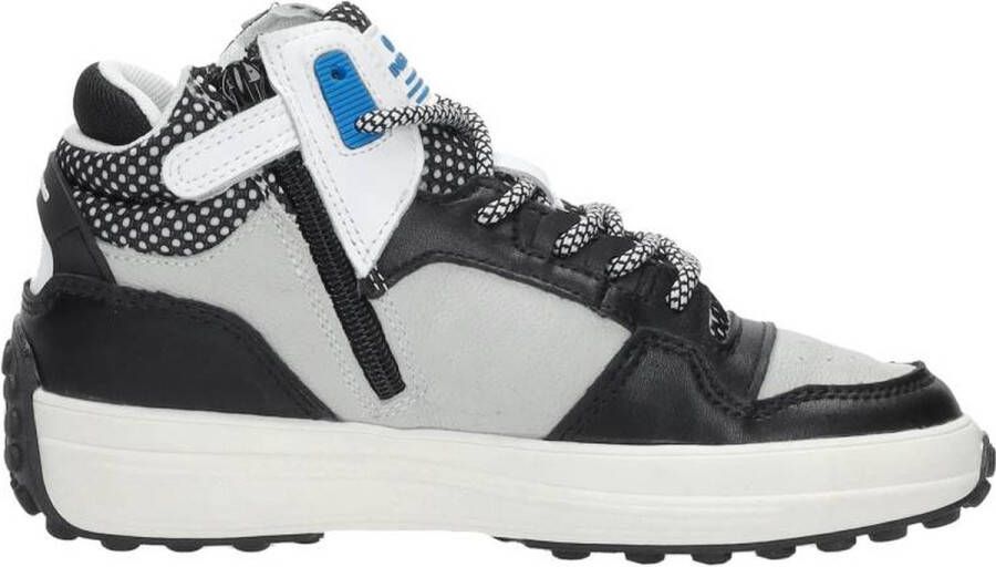 VINGINO Vito leren sneakers zwart blauw Jongens Leer Meerkleurig 31