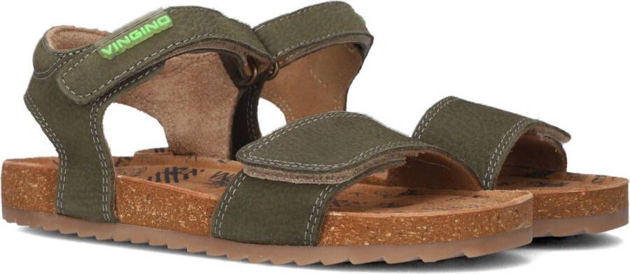 VINGINO Xavi suède sandalen groen Jongens Suede Effen 28 - Foto 3