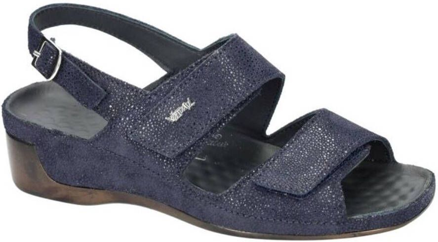 Vital -Dames blauw donker sandalen