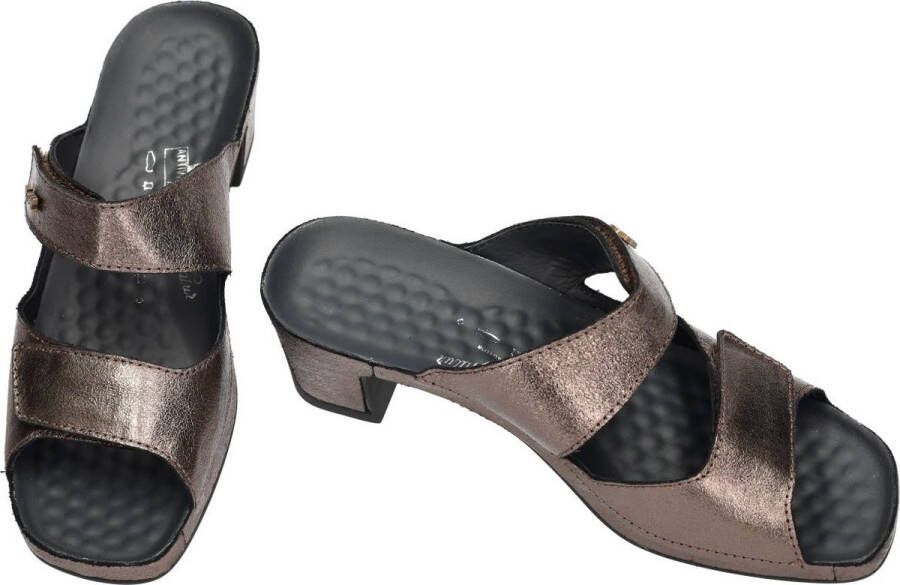 Vital -Dames brons slippers & muiltjes
