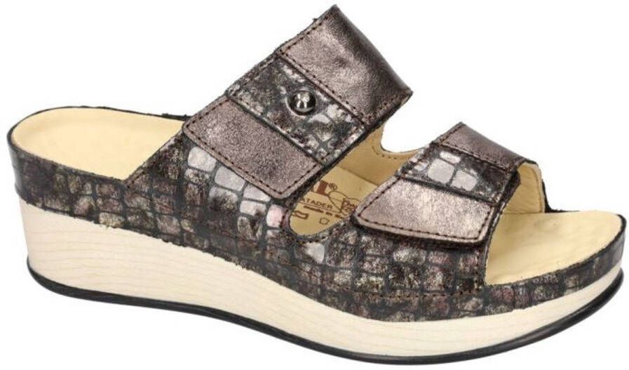 Vital -Dames brons slippers & muiltjes