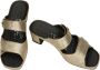 Vital -Dames goud slippers & muiltjes - Thumbnail 1