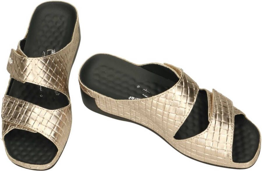 Vital -Dames goud slippers & muiltjes