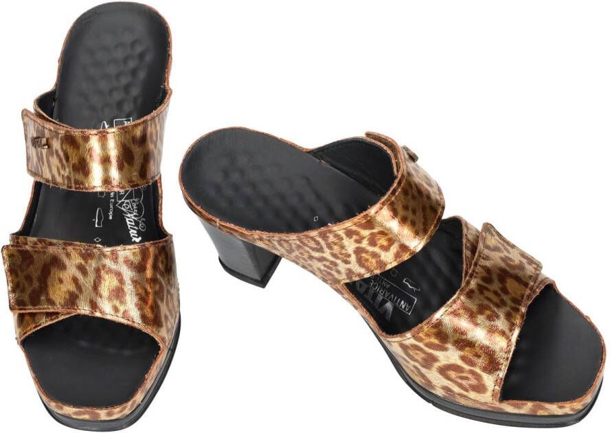 Vital -Dames goud slippers & muiltjes