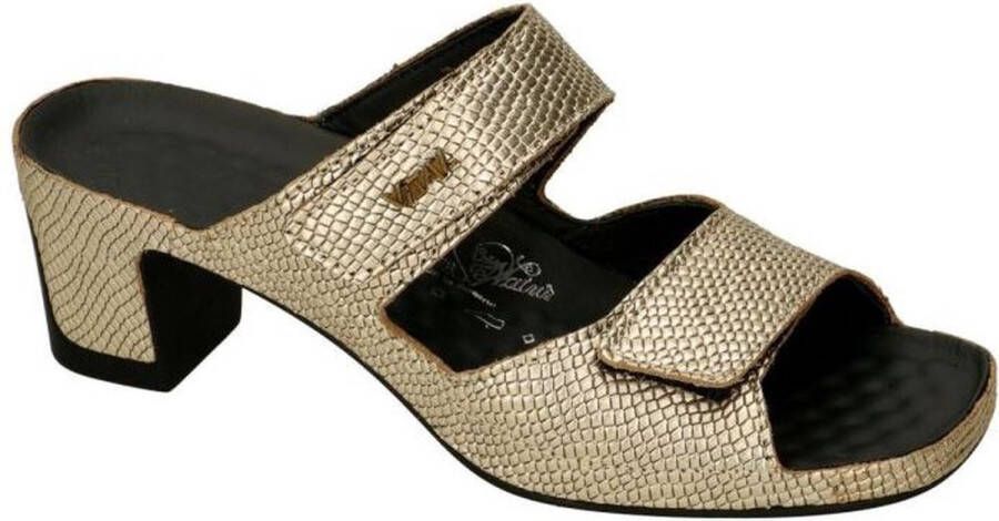 Vital -Dames goud slippers & muiltjes