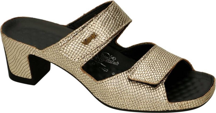 Vital -Dames goud slippers & muiltjes