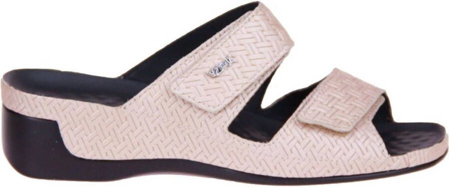 Vital -Dames Tina-Tress 26606 slipper – muiltje – metal roze –