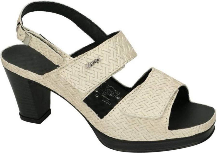 Vital -Dames off-white-crÈme-ivoorkleur sandalen