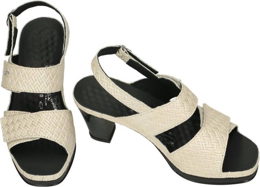 Vital -Dames off-white-crÈme-ivoorkleur sandalen