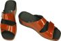 Vital -Dames roest (bruin-rood) slippers & muiltjes - Thumbnail 2