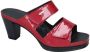 Vital -Dames rood slippers & muiltjes - Thumbnail 1