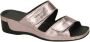 Vital -Dames roze donker slippers & muiltjes - Thumbnail 2