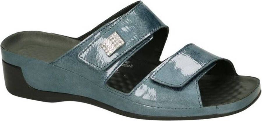 Vital -Dames turquoise slippers & muiltjes