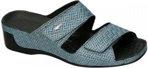 Vital -Dames turquoise slippers & muiltjes