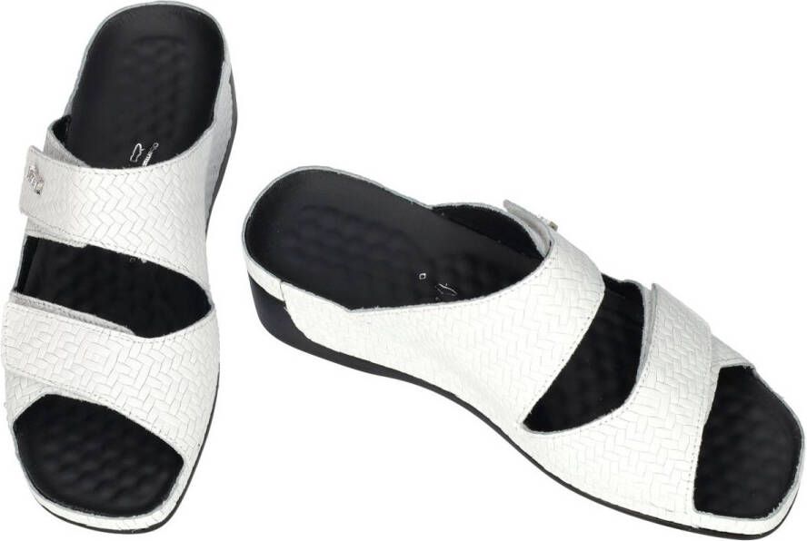 Vital -Dames wit slippers & muiltjes