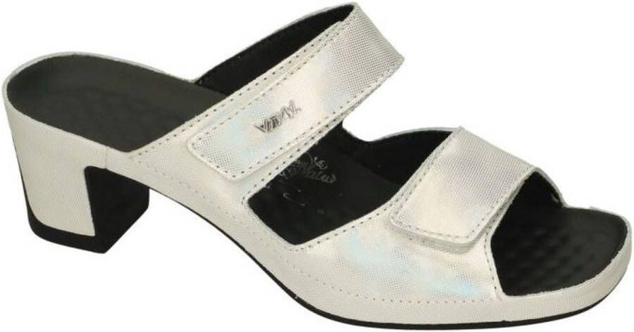 Vital -Dames wit slippers & muiltjes