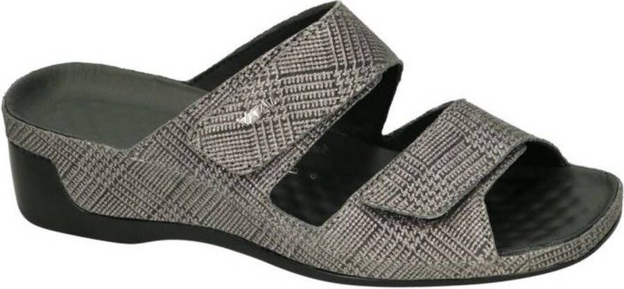 Vital Dames zilver slippers muiltjes Schoenen