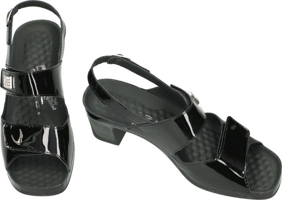 Vital -Dames zwart sandalen
