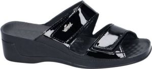 Vital -Dames model Tina-Lack 13600 – slipper – muiltje – zwart laqué –