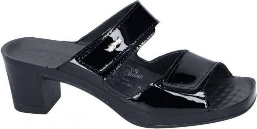 Vital -Dames model Joy Lack 13900 slipper muiltje zwart laqué - Foto 1