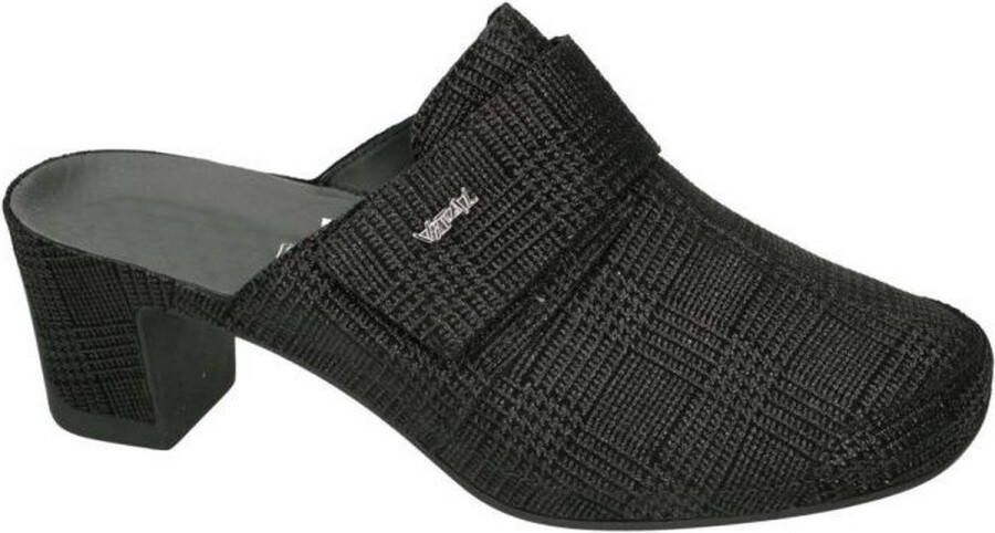 Vital -Dames zwart slippers & muiltjes - Foto 2