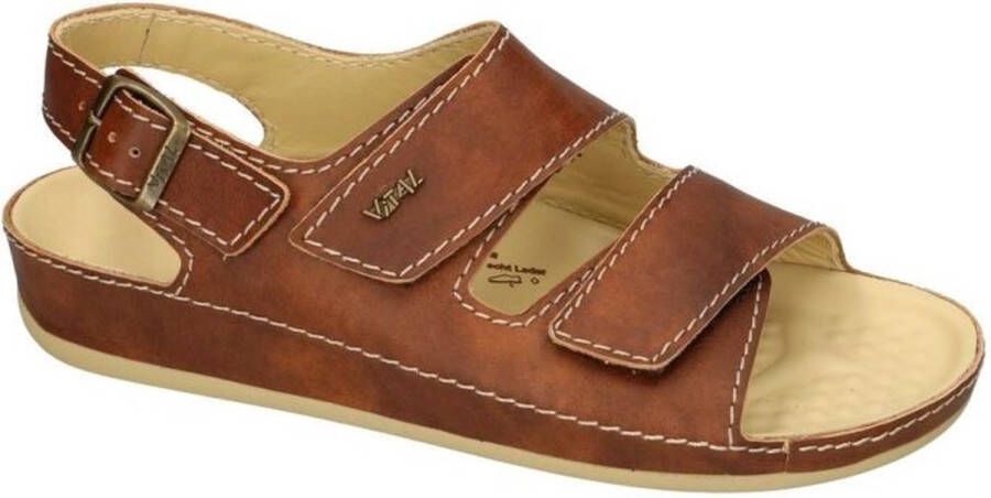 Vital -Heren cogna caramel sandalen