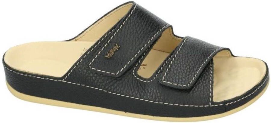 Vital -Heren zwart pantoffels & slippers - Foto 1