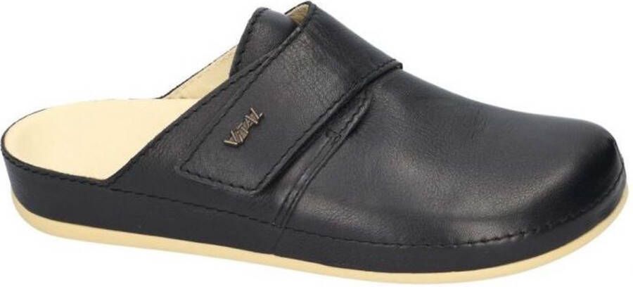 Vital Heren zwart pantoffels & slippers