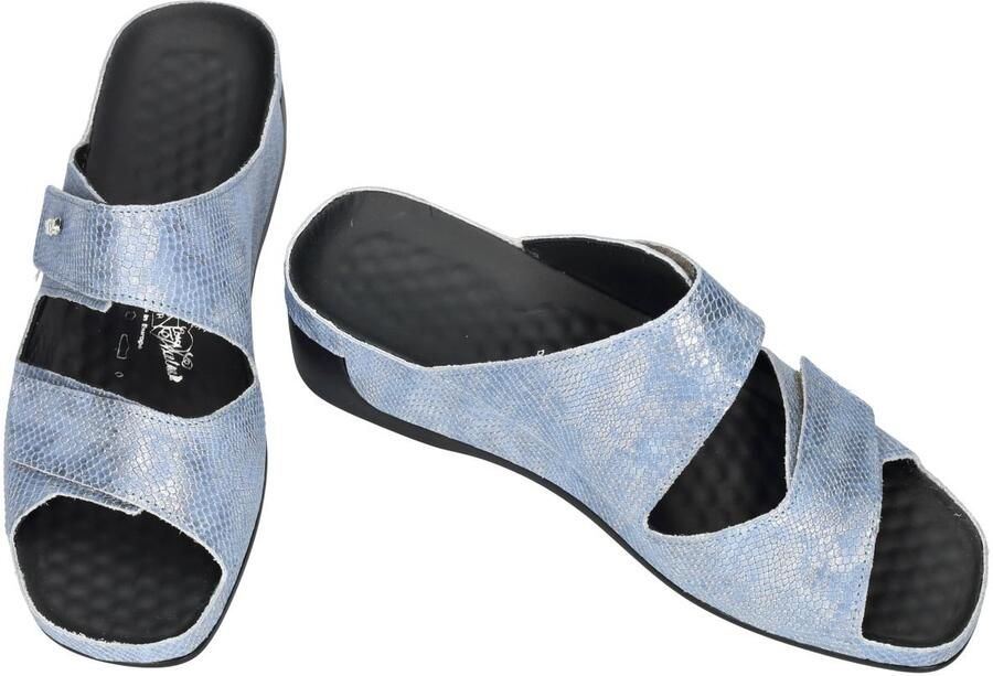 Vital -Dames blauw licht slippers & muiltjes
